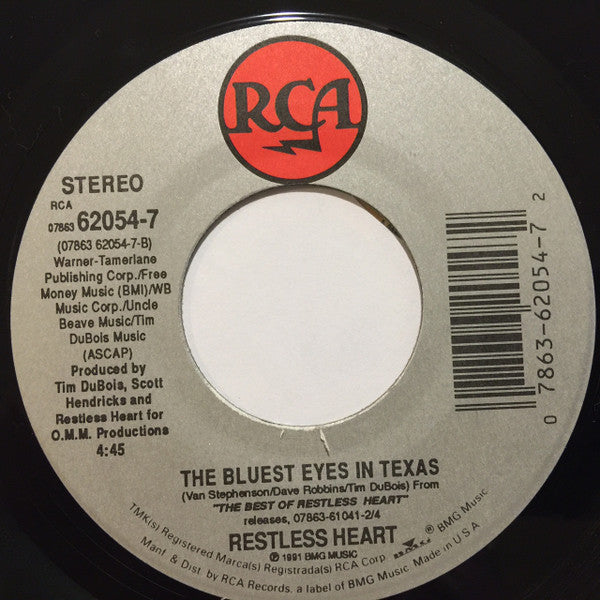 Restless Heart : Familiar Pain (7", Single)