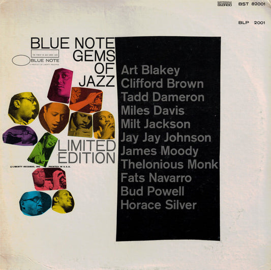 Various : Blue Note Gems Of Jazz (LP, Comp, Ltd, RE, Ele)