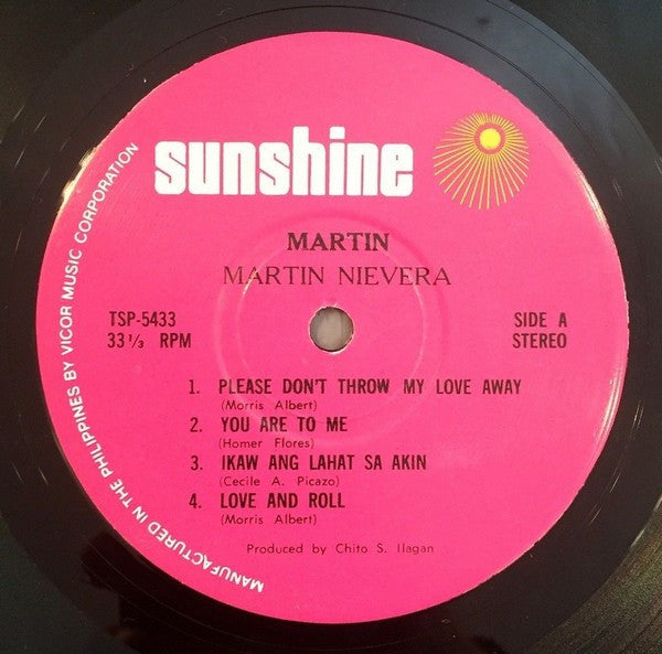 Martin Nievera : Martin  (LP, Album, Gat)