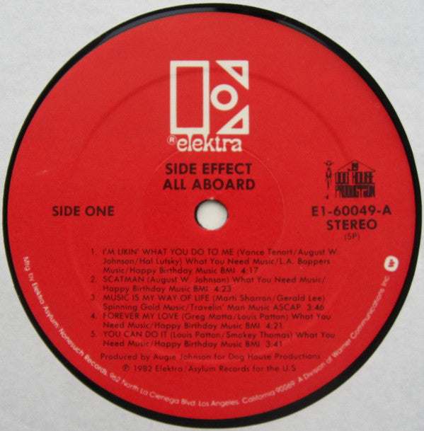 Side Effect : All Aboard (LP, Album)