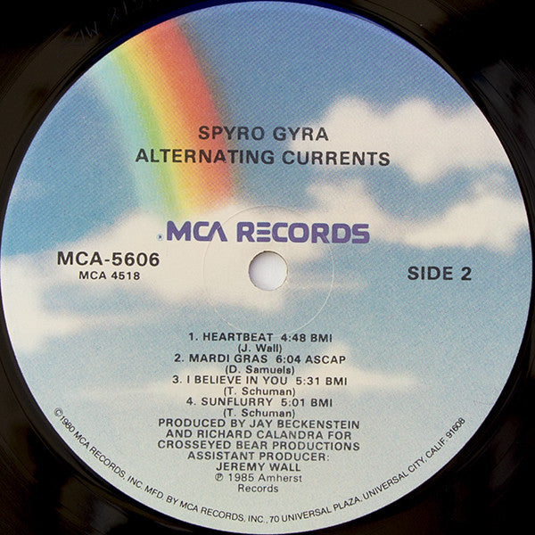 Spyro Gyra : Alternating Currents (LP, Album)