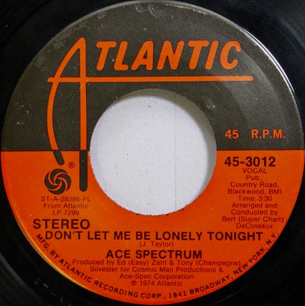 Ace Spectrum : Don't Send Nobody Else (7")
