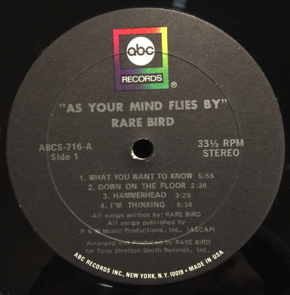 Rare Bird : As Your Mind Flies By (LP, Album)