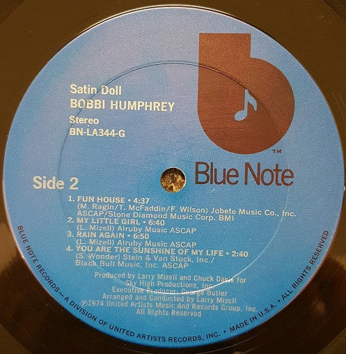 Bobbi Humphrey : Satin Doll (LP, Album, Pit)