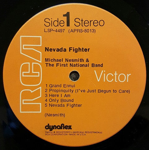 Michael Nesmith & The First National Band : Nevada Fighter (LP, Album, Roc)