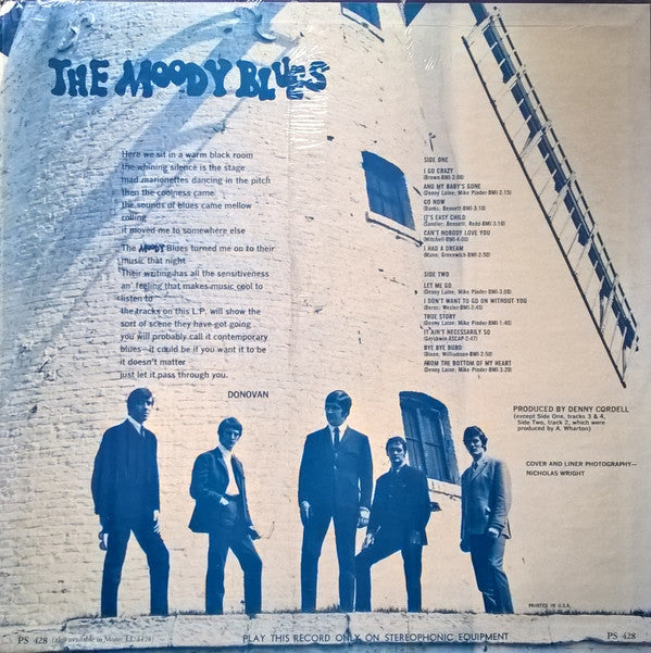 The Moody Blues : Go Now The Moody Blues #1 (LP, Album, M/Print, Mon)