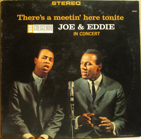 Joe & Eddie : There's A Meetin' Here Tonite (LP, RP)