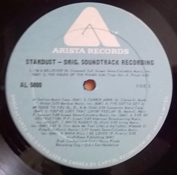 Various : "Stardust" Original Soundtrack Recording (2xLP, Comp)