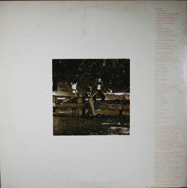 Van Morrison : Tupelo Honey (LP, Album, Pit)