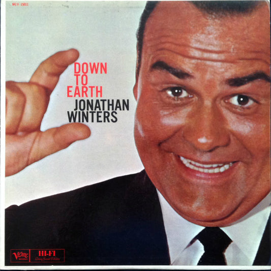 Jonathan Winters : Down To Earth (LP, Album, Mono)