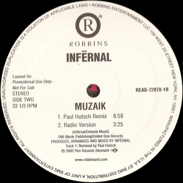 Infërnal* : Muzaik (12", Promo)
