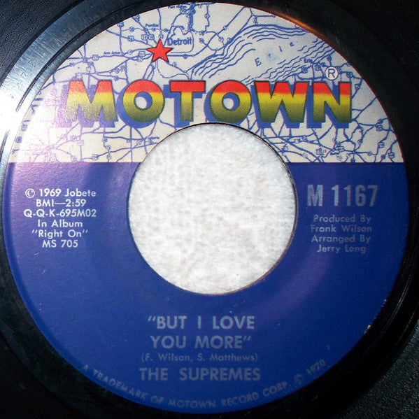 The Supremes : Everybody's Got The Right To Love (7")