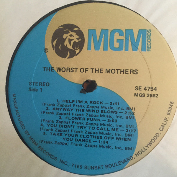 The Mothers : The Worst Of The Mothers (LP, Comp, MGM)