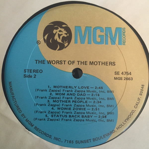 The Mothers : The Worst Of The Mothers (LP, Comp, MGM)