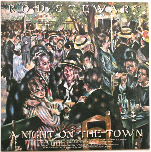 Rod Stewart : A Night On The Town (LP, Album, Win)