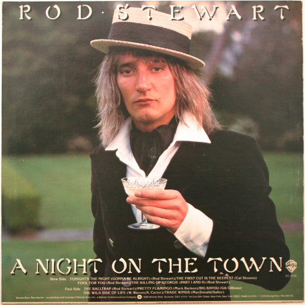 Rod Stewart : A Night On The Town (LP, Album, Win)