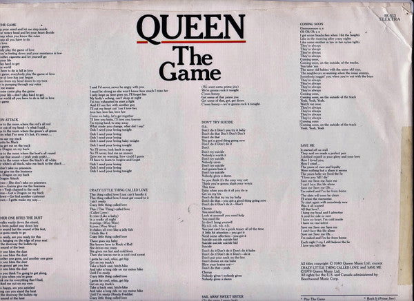 Queen : The Game (LP, Album, SP )