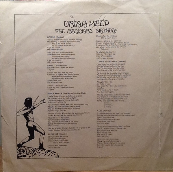 Uriah Heep : The Magician's Birthday (LP, Album, RE, Car)