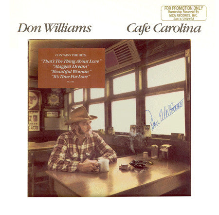 Don Williams (2) : Cafe Carolina (LP, Album, Pin)