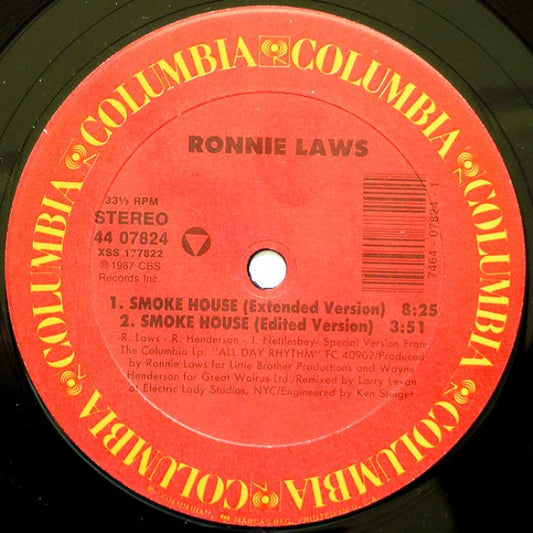 Ronnie Laws : Smoke House (12")
