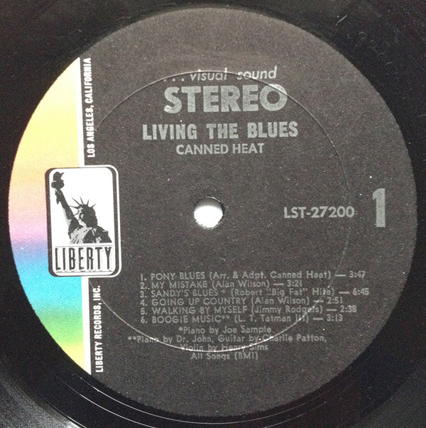 Canned Heat : Living The Blues (2xLP, Album, Gat)