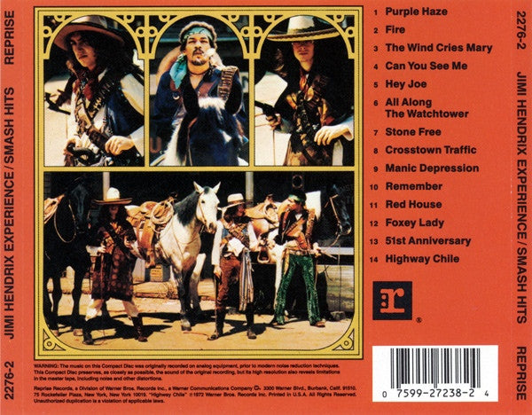 Jimi Hendrix Experience* : Smash Hits (CD, Comp, RE)