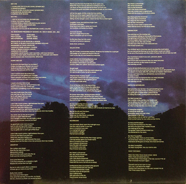 Genesis : ...And Then There Were Three... (LP, Album, MO )