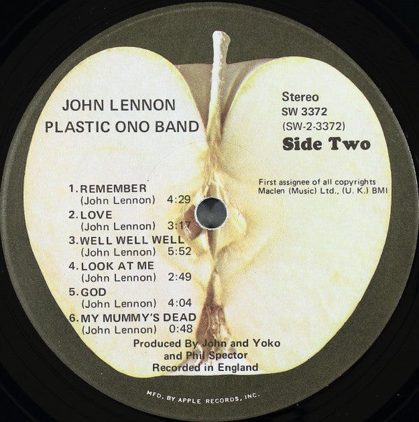 John Lennon / Plastic Ono Band* : John Lennon / Plastic Ono Band (LP, Album, Win)