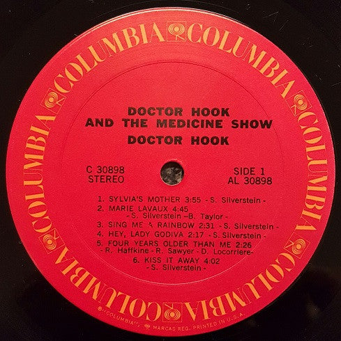 Doctor Hook And The Medicine Show* : Doctor Hook (LP, Album, Pit)