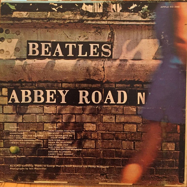 The Beatles : Abbey Road (LP, Album, Jac)