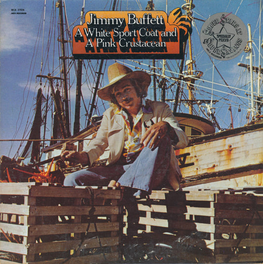 Jimmy Buffett : A White Sport Coat And A Pink Crustacean (LP, Album, RE, Pin)