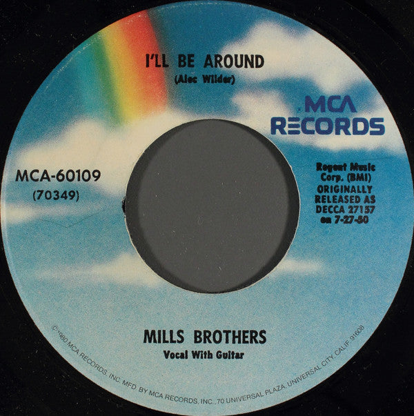 Mills Brothers* : Paper Doll / I'll Be Around (7", Single, RE)