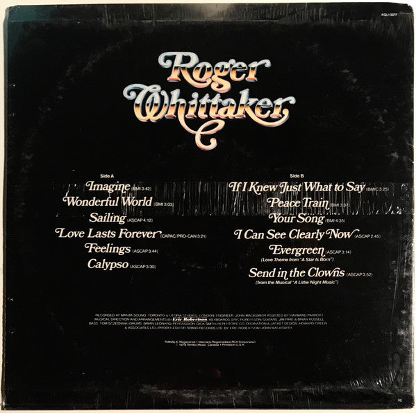 Roger Whittaker : Imagine (LP, Album)