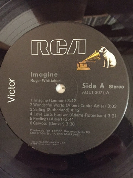 Roger Whittaker : Imagine (LP, Album)