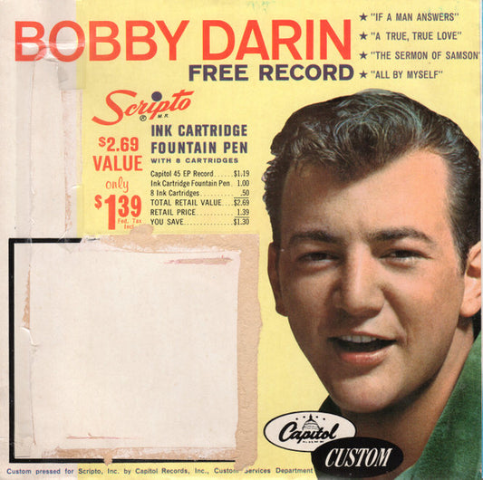 Bobby Darin : Scripto Inc. Presents Bobby Darin (7", EP, S/Edition)