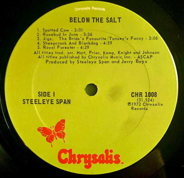 Steeleye Span : Below The Salt (LP, Album, Ter)