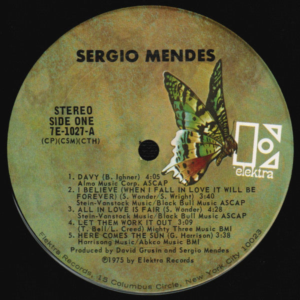 Sergio Mendes* : Sergio Mendes (LP, Album, CSM)