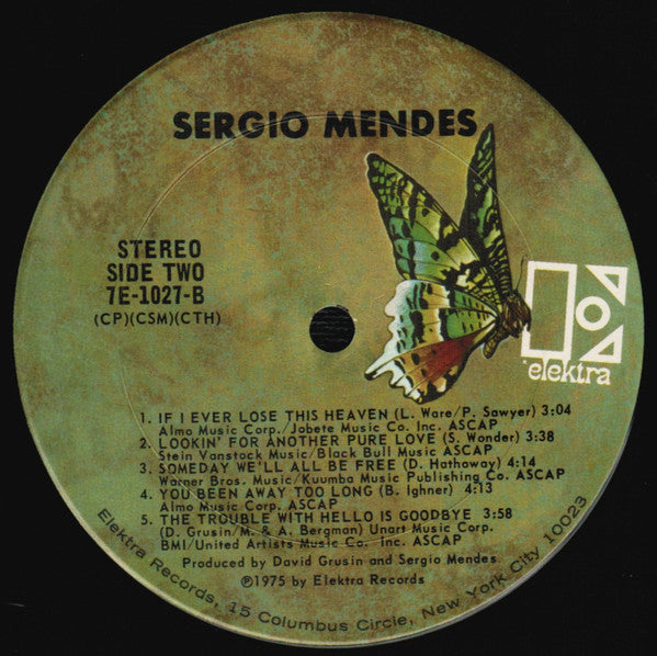 Sergio Mendes* : Sergio Mendes (LP, Album, CSM)