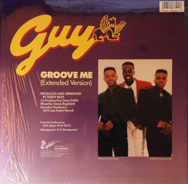 Guy : Groove Me (Extended Version) (12", Single)