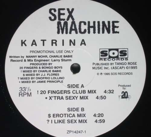 Katrina : Sex Machine (12", Promo)