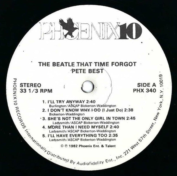 Pete Best Band : The Beatle That Time Forgot (LP, Album, Whi)
