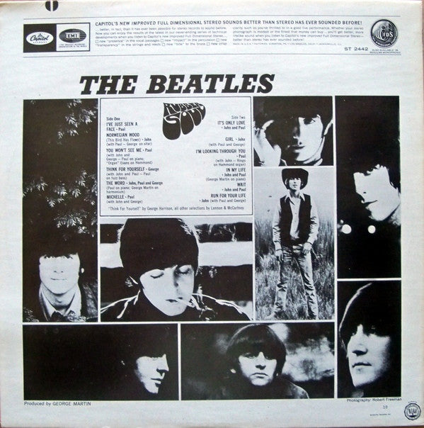 The Beatles : Rubber Soul (LP, Album, RE, All)
