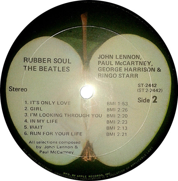 The Beatles : Rubber Soul (LP, Album, RE, All)