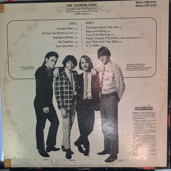 The Youngbloods : The Youngbloods (LP, Album, RP)