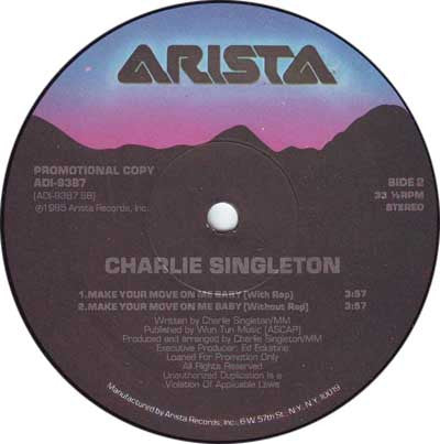 Charlie Singleton : Make Your Move On Me Baby (12", Promo)