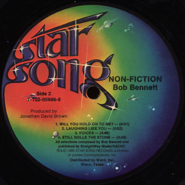 Bob Bennett (3) : Non-Fiction (LP, Album)