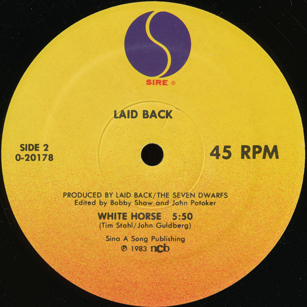 Laid Back : Sunshine Reggae / White Horse (12", Maxi, Spe)