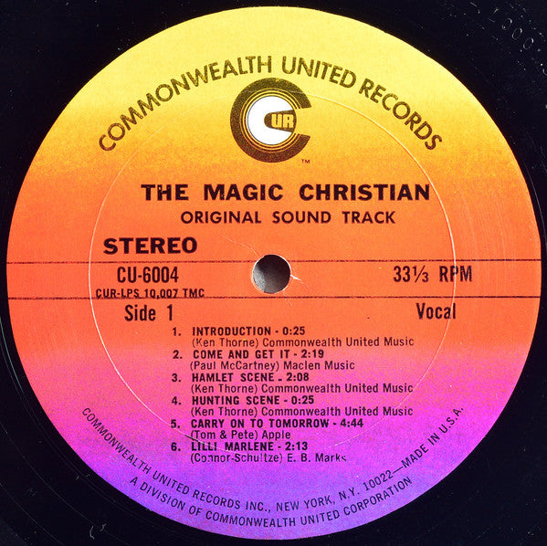 Peter Sellers & Ringo Starr : The Magic Christian (Original Sound Track) (LP, Album)