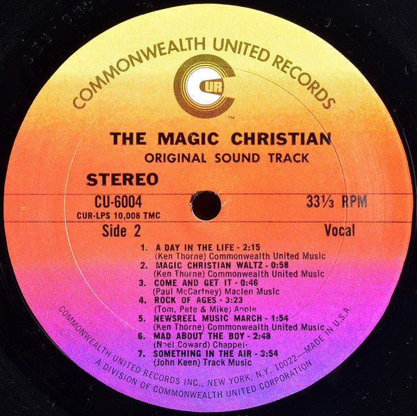 Peter Sellers & Ringo Starr : The Magic Christian (Original Sound Track) (LP, Album)