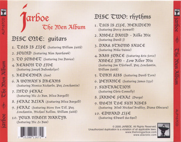 Jarboe : The Men Album (2xCD, Album)